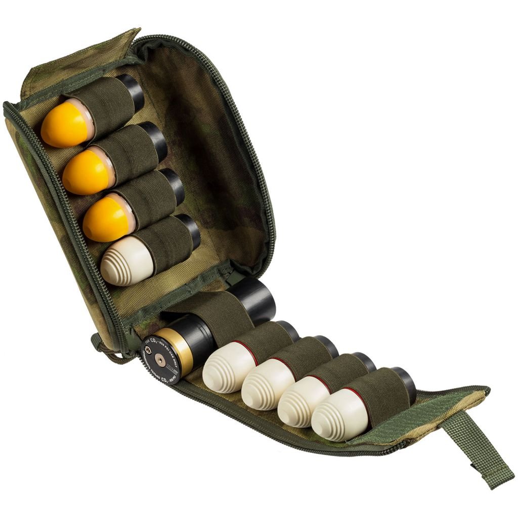 Taginn Granaten Tasche für 38mm Munition - Camo - Paintball Buddy