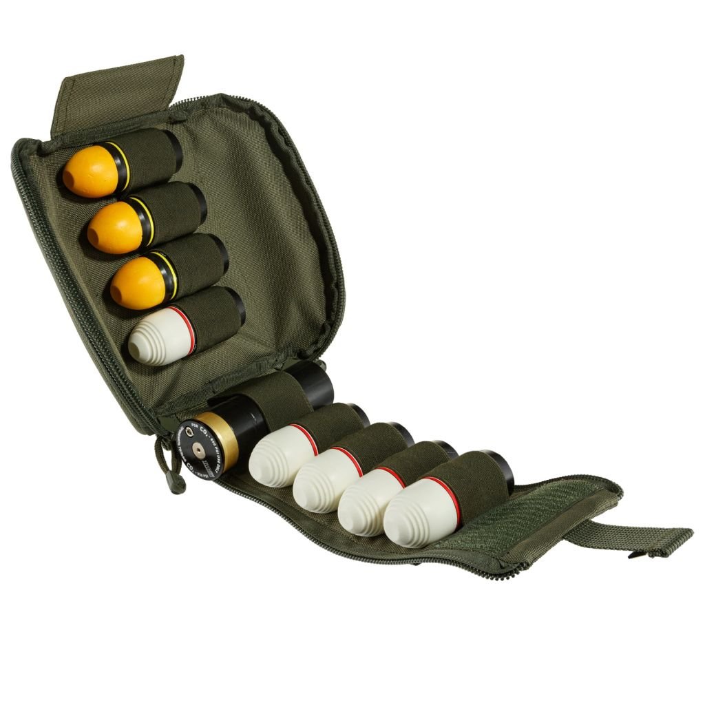 Taginn Granaten Tasche für 38mm Munition - Oliv - Paintball Buddy