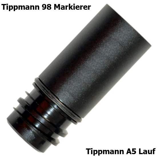 Tippmann Laufadapter - Tippmann 98 auf A5 - Paintball Buddy