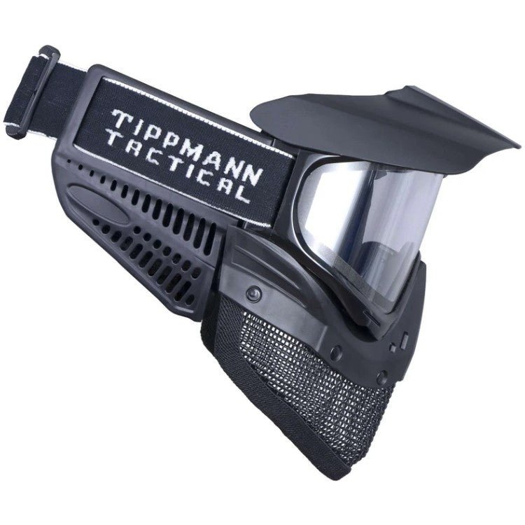 Tippmann Tactical Mesh Maske - Schwarz - Paintball Buddy