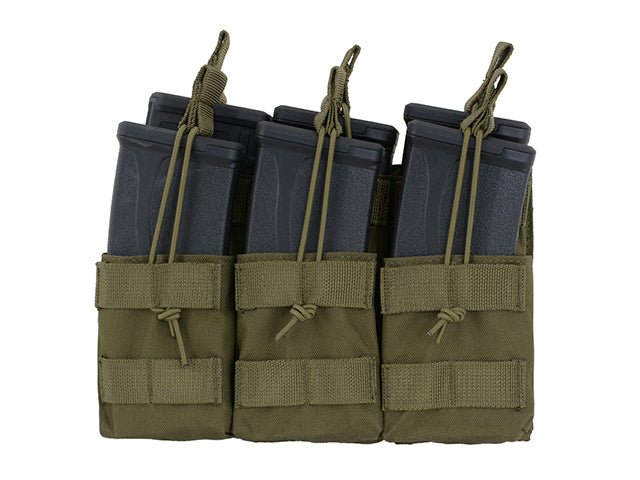Triple Stacker Mag Pouch - Olive - Paintball Buddy