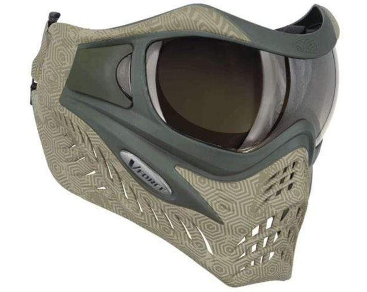 VForce Grill SE Paintball Maske mit HDR Quicksilver Glas - Hextreme Sand - Paintball Buddy