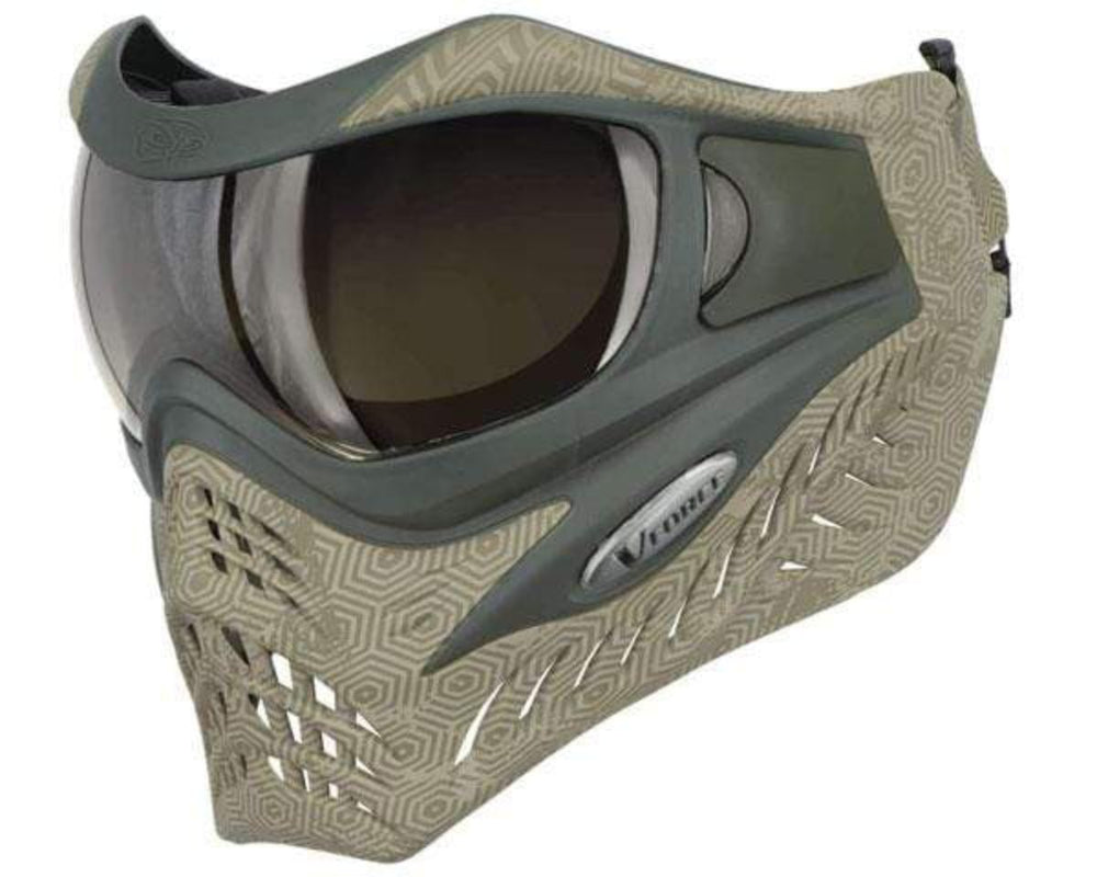 VForce Grill SE Paintball Maske mit HDR Quicksilver Glas - Hextreme Sand - Paintball Buddy