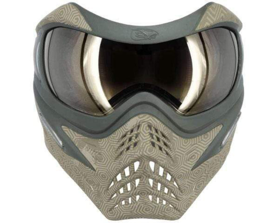 VForce Grill SE Paintball Maske mit HDR Quicksilver Glas - Hextreme Sand - Paintball Buddy