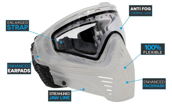 Virtue VIO XS II Paintball Maske - Clear - Paintball Buddy