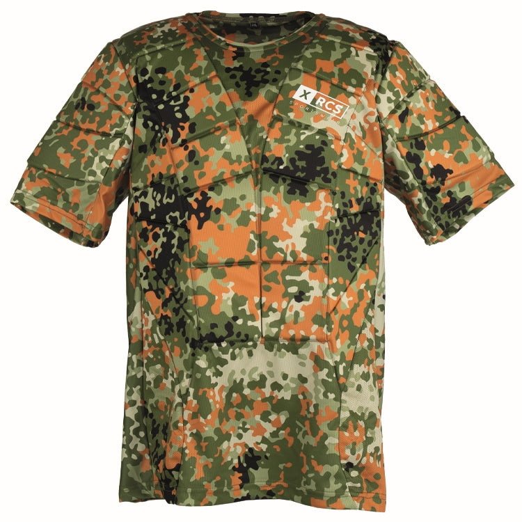 XRCS ProTector Paintball Brustpanzer - Flecktarn - Paintball Buddy